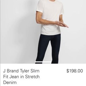 BRAND NEW J Brand Jeans size 36. TYLER - Slim Fit. Never worn.
